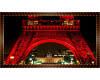 Eiffel In Red Wallhang