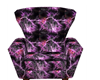 purple skull chair
