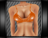 Orange PVC Bikini Top