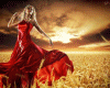 6v3| Red Dress Girl