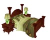 2 tone green cuddle bed