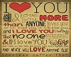 I love you poster