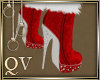 :QV: Christmas Red Boot
