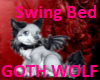 Goth Wolf  Swing Bed