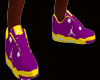 Purple & Yellow Jordans