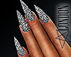 Nails: Silver Glitter