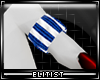E> Blue&White Thumb Ring