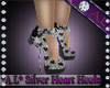 !A.L! Silver Heart Heels