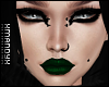 Wicca Allie Green Lips