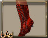 Rocker Red Snake Boots