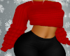 Comfy Red Knit Sweater