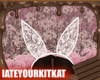 White Lace Bunny Ear