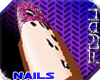 [Fiyah]PinkLeopard Nails