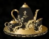 [L]Golden Dragon Tea Set