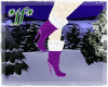 *jf* Purple Santa Boots