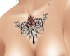 tribal rose tattoo