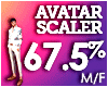 AVATAR SCALER 67.5%