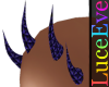 Purple Scaled PVC Horns