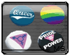 [MS] Gay Pride Buttons