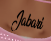 *Jabari Cus Back Tattoo