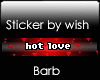 Vip Sticker hot love