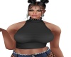 sexy top black