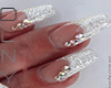 French Diamond Nails