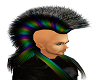 Dark Rainbow Punk Mohawk