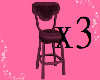 + Dancer Chairs+ x3