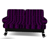 Blk and purple sofa