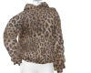 PLAIN LEOPARD HOODIE