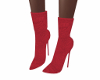 E*  AnkleBoots /red/