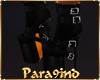 P9)DANI"Orange/Blk Boots