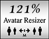 Avatar Scaler 121%