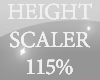 115% height scaler m/f