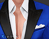 Blue Tuxedo Unbuttoned