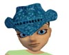 Teal Cowgirl Hat