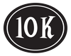 10K support Sticker