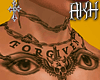 A| RUN Neck Tattoo