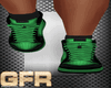 green & black sneakers
