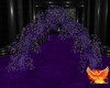 Purple Wedding arch 