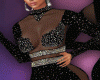S* Elegant Black Dress