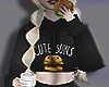 cute burger hoodie