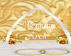 Golden Wedding Arch