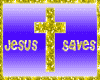 Jesus saves animated