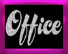 Office Sign Silver