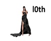 l0th Black Diamond Dress