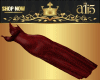 Scarlet Ruby Satin Gown