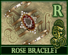 Rose Bracelet Red R