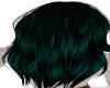 Green hair Black strands